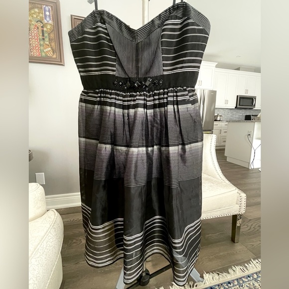 Silk BCBG Strapless Dress - Picture 3 of 7